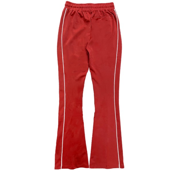 Mens Side Pipe Stacked Flare Pants