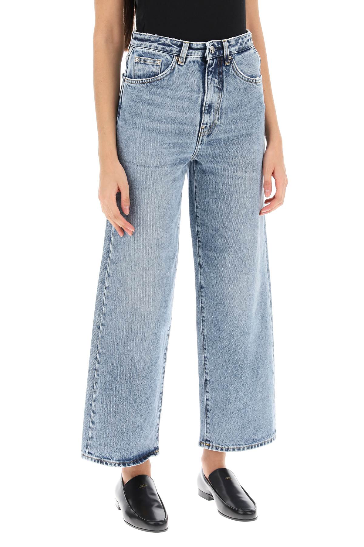 Toteme Toteme cropped flare jeans