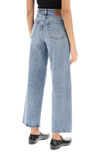 Toteme Toteme cropped flare jeans