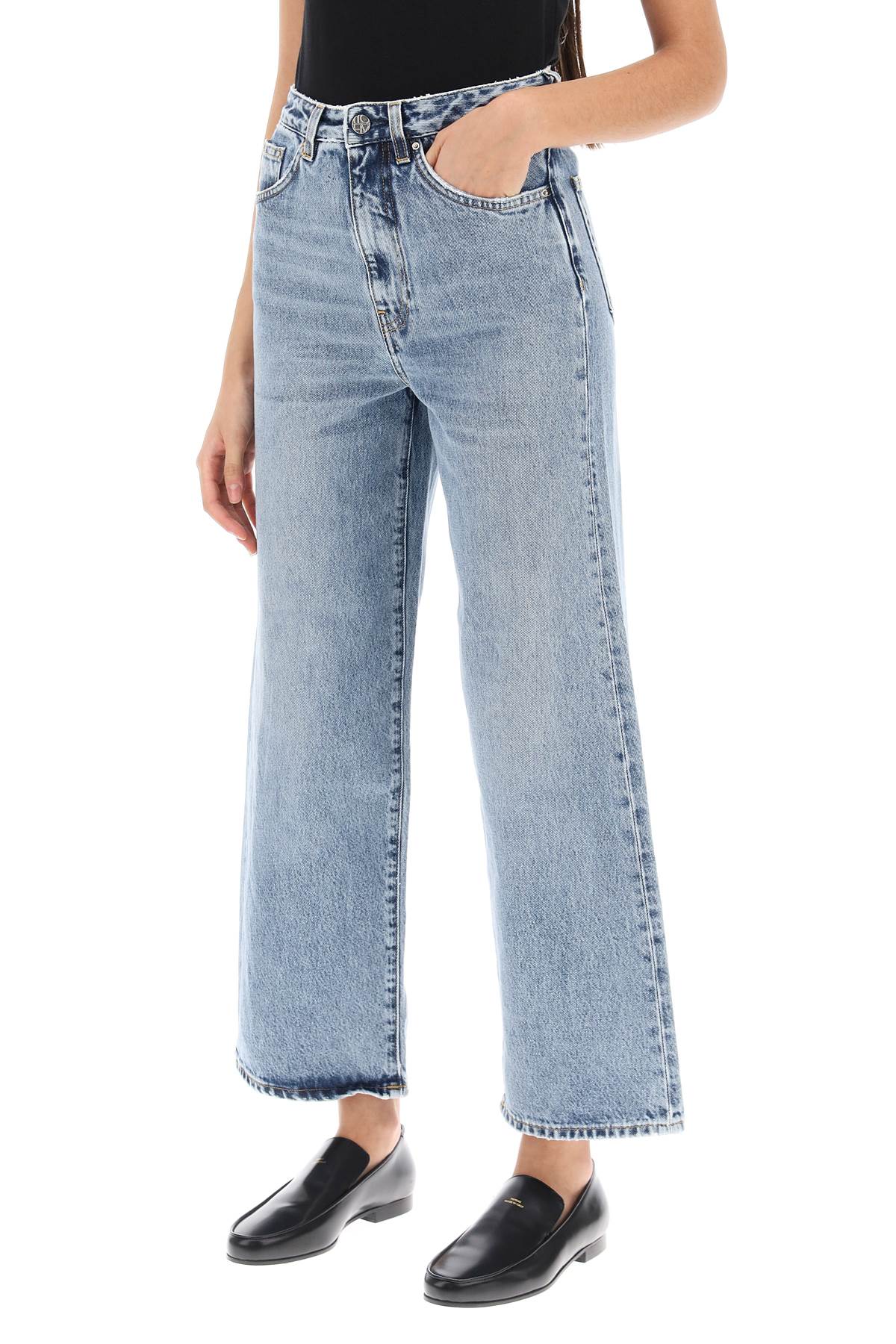 Toteme Toteme cropped flare jeans