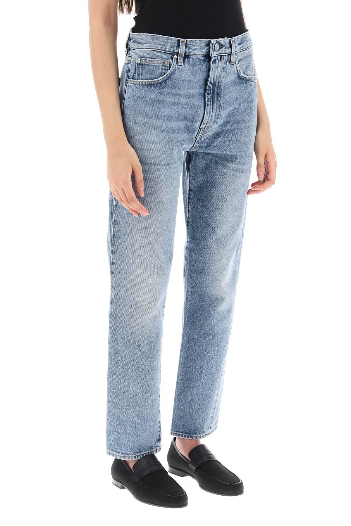 Toteme Toteme twisted seam cropped jeans