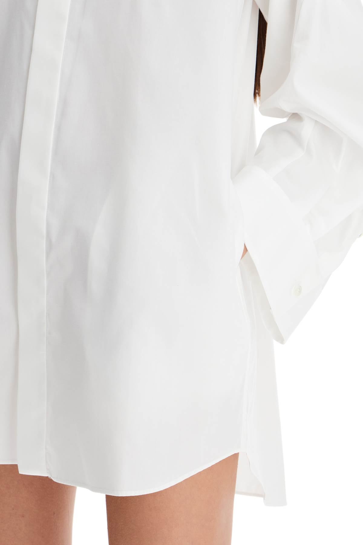 Sacai Sacai mini poplin blouse in chem