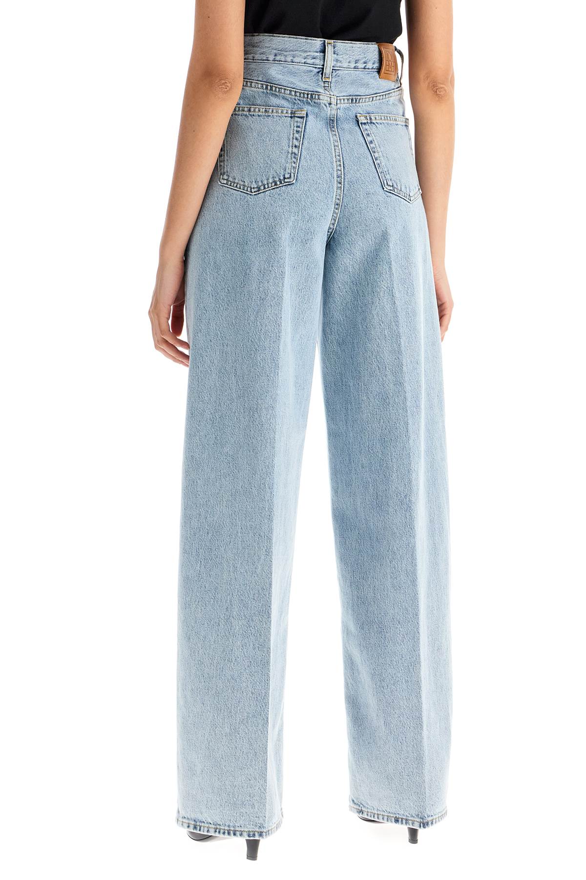 Toteme Toteme wide leg jeans in organic cotton