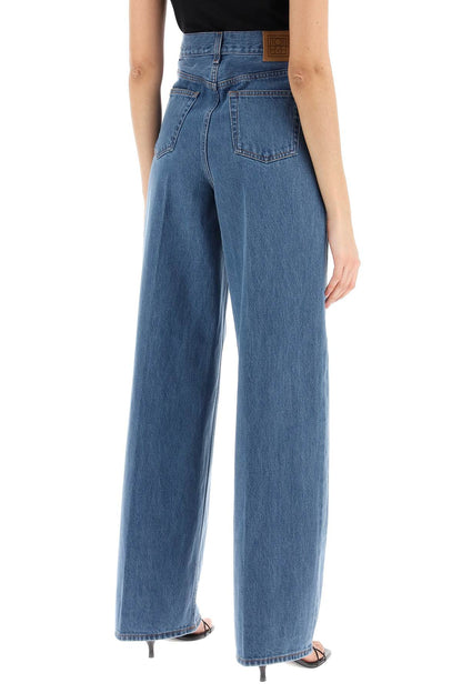 Toteme Toteme wide leg jeans in organic cotton