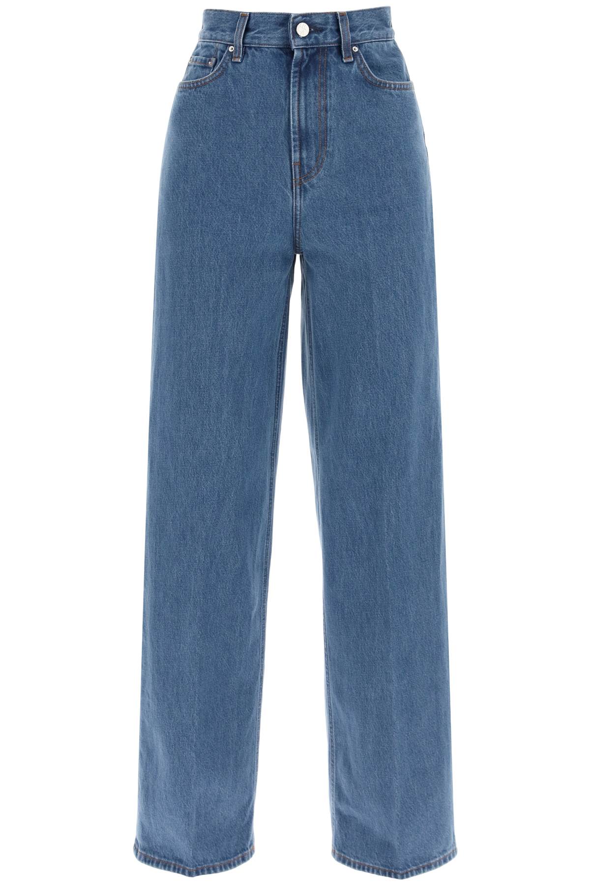 Toteme Toteme wide leg jeans in organic cotton