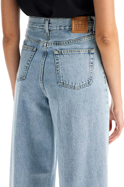 Toteme Toteme wide leg jeans in organic cotton