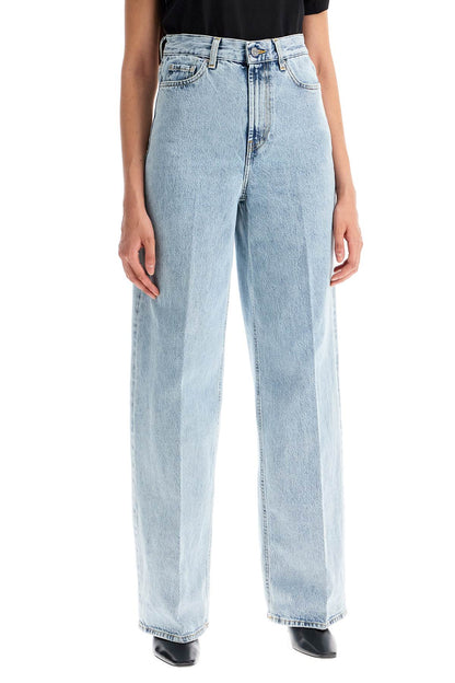 Toteme Toteme wide leg jeans in organic cotton