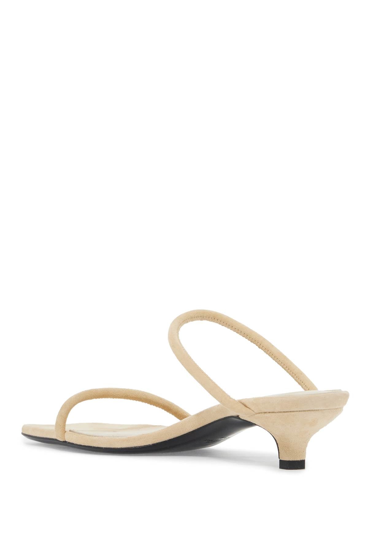 Toteme Toteme minimalist suede leather sandals