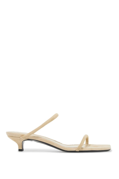 Toteme Toteme minimalist suede leather sandals