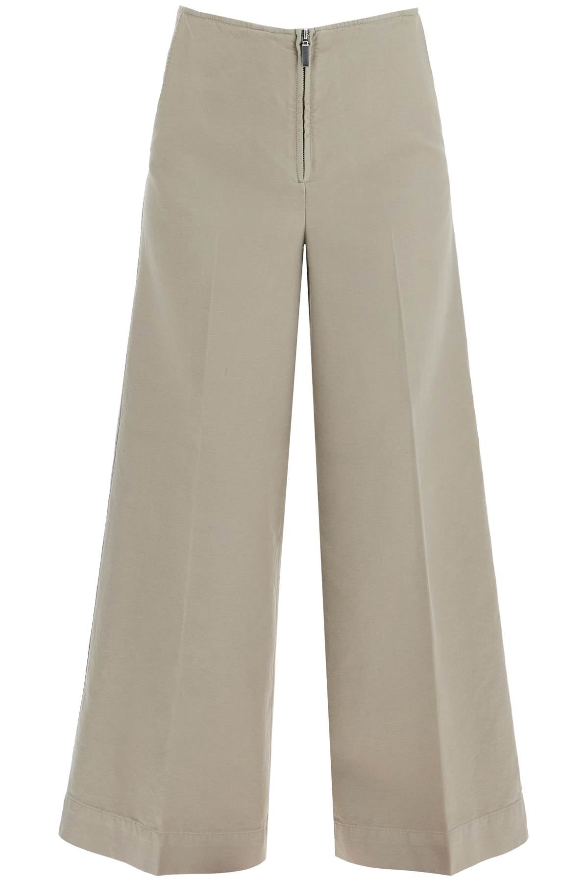 Toteme Toteme zip-front wide trousers