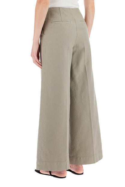 Toteme Toteme zip-front wide trousers