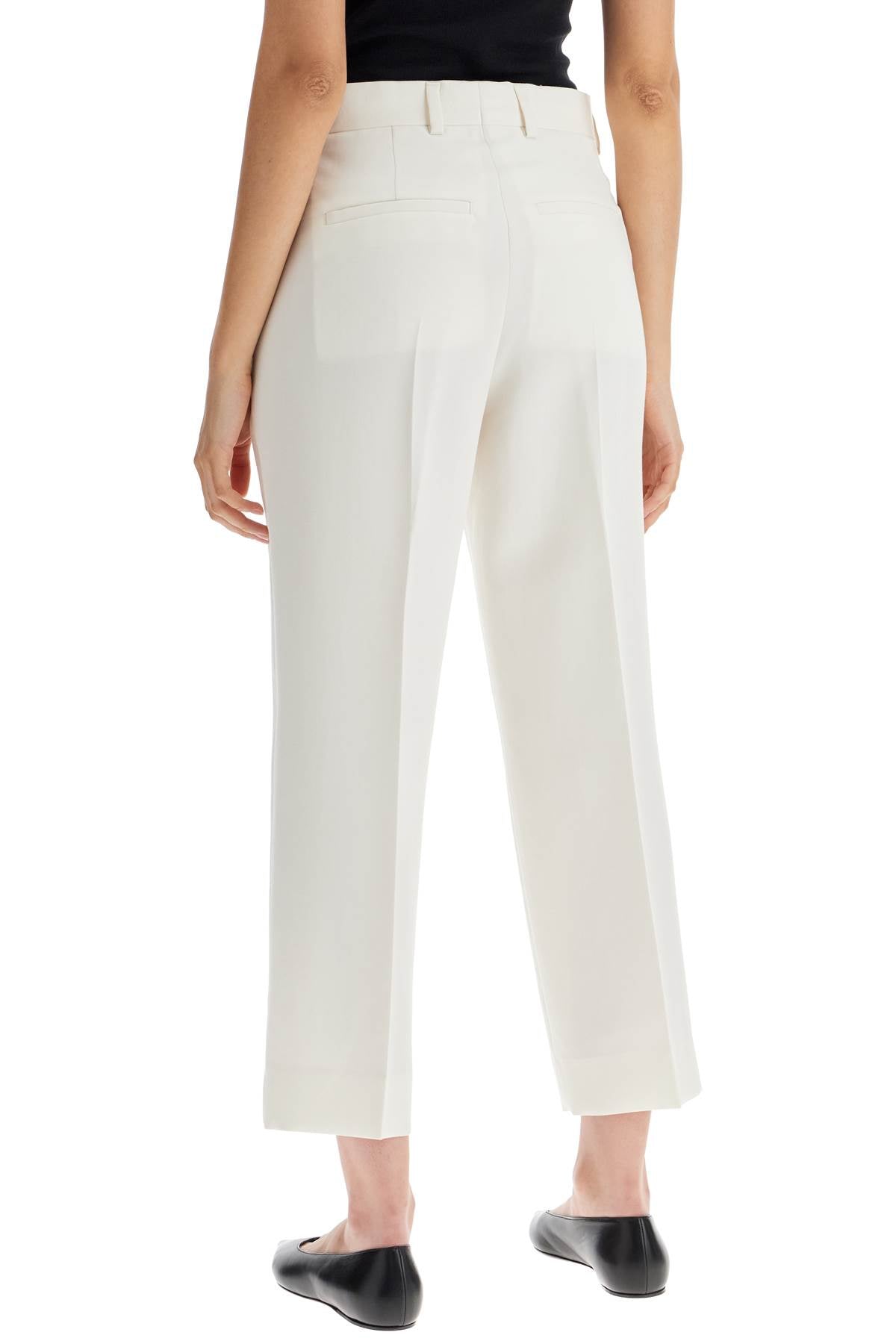 Toteme Toteme cropped wool blend trousers