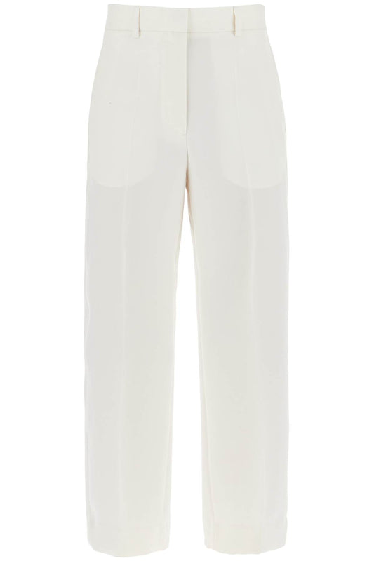 Toteme Toteme cropped wool blend trousers