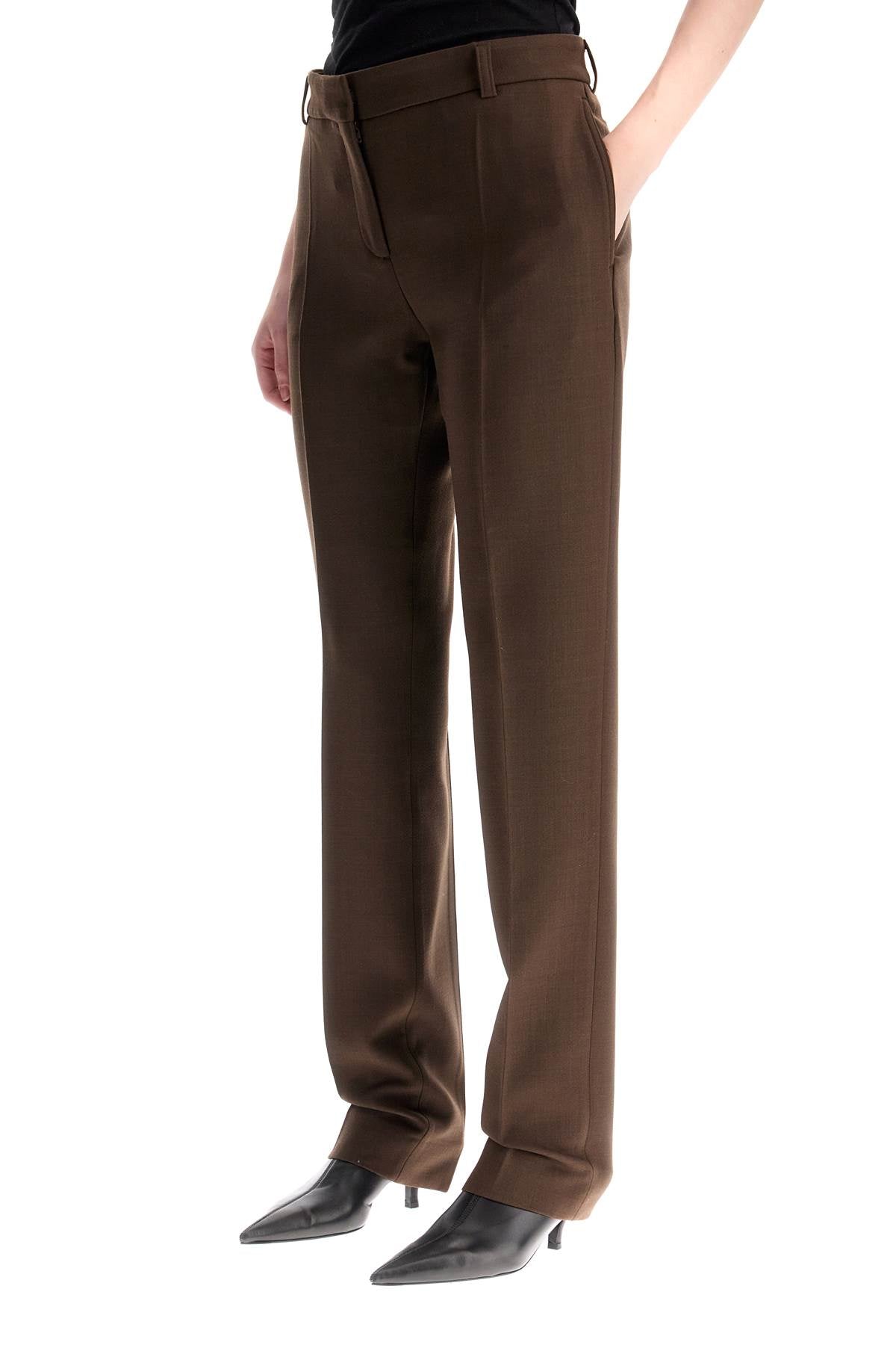 Toteme Toteme low-waisted slim fit pants