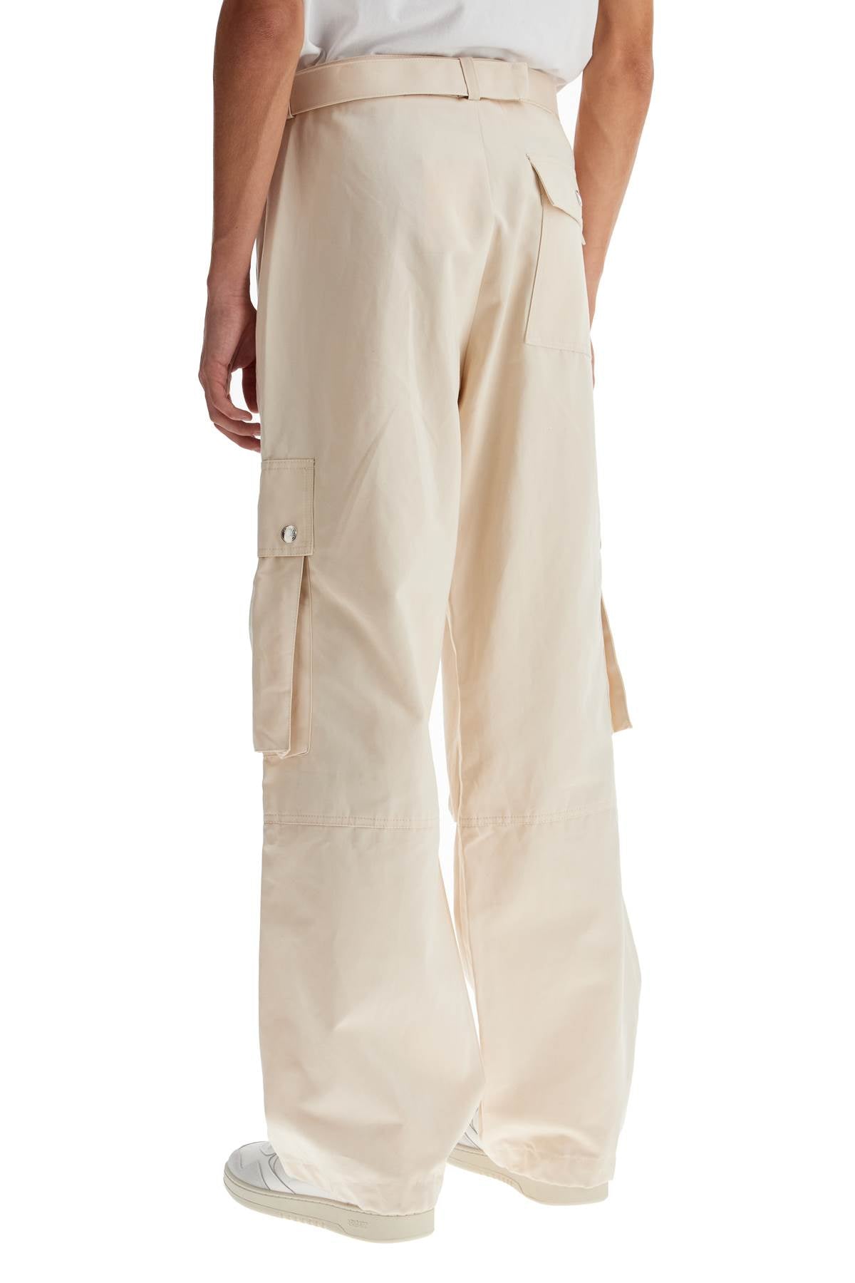 Jacquemus Jacquemus cargo gabardine trousers in eight