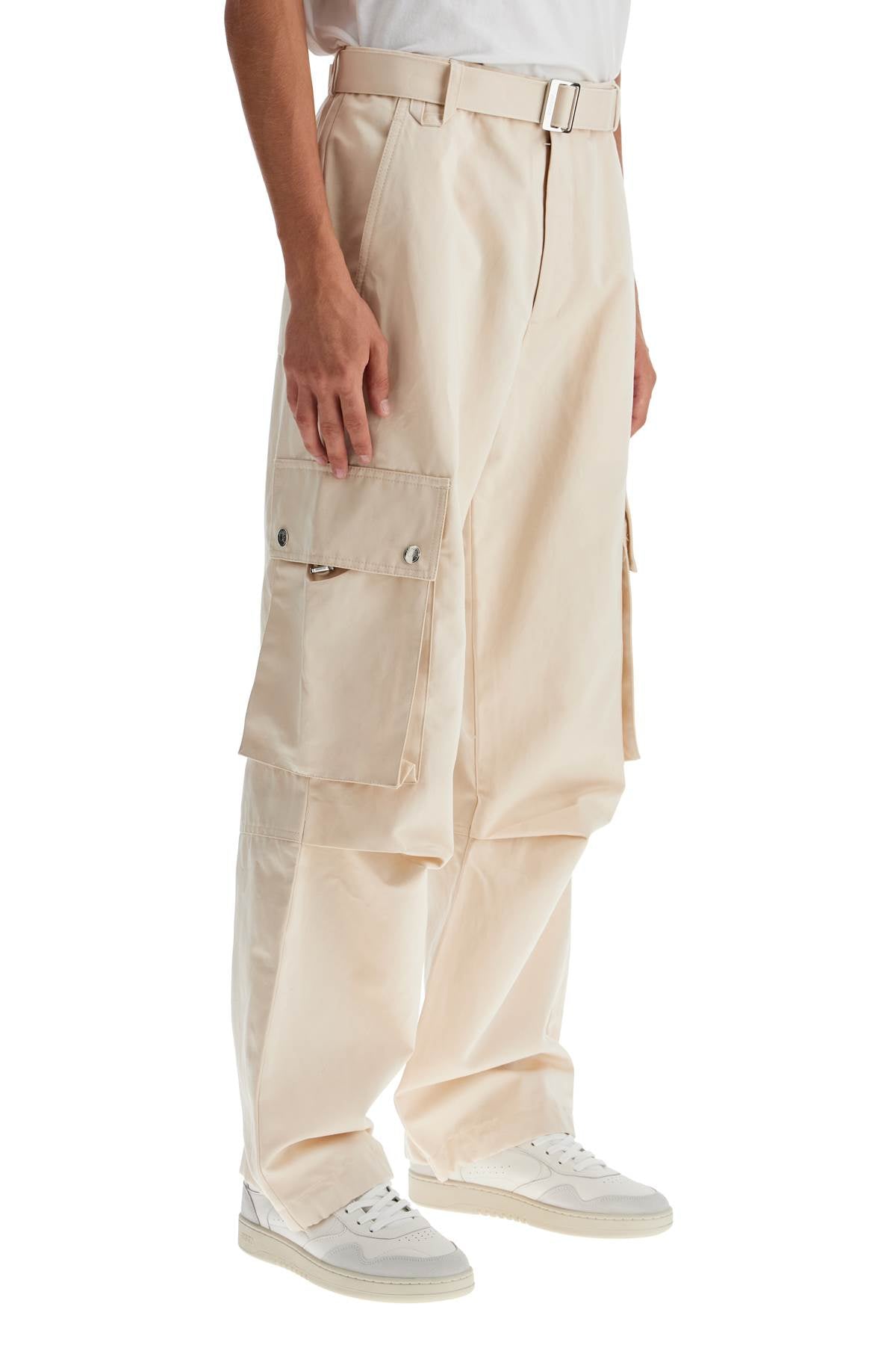 Jacquemus Jacquemus cargo gabardine trousers in eight