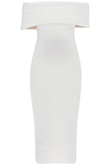 Mugler Mugler off-shoulder midi