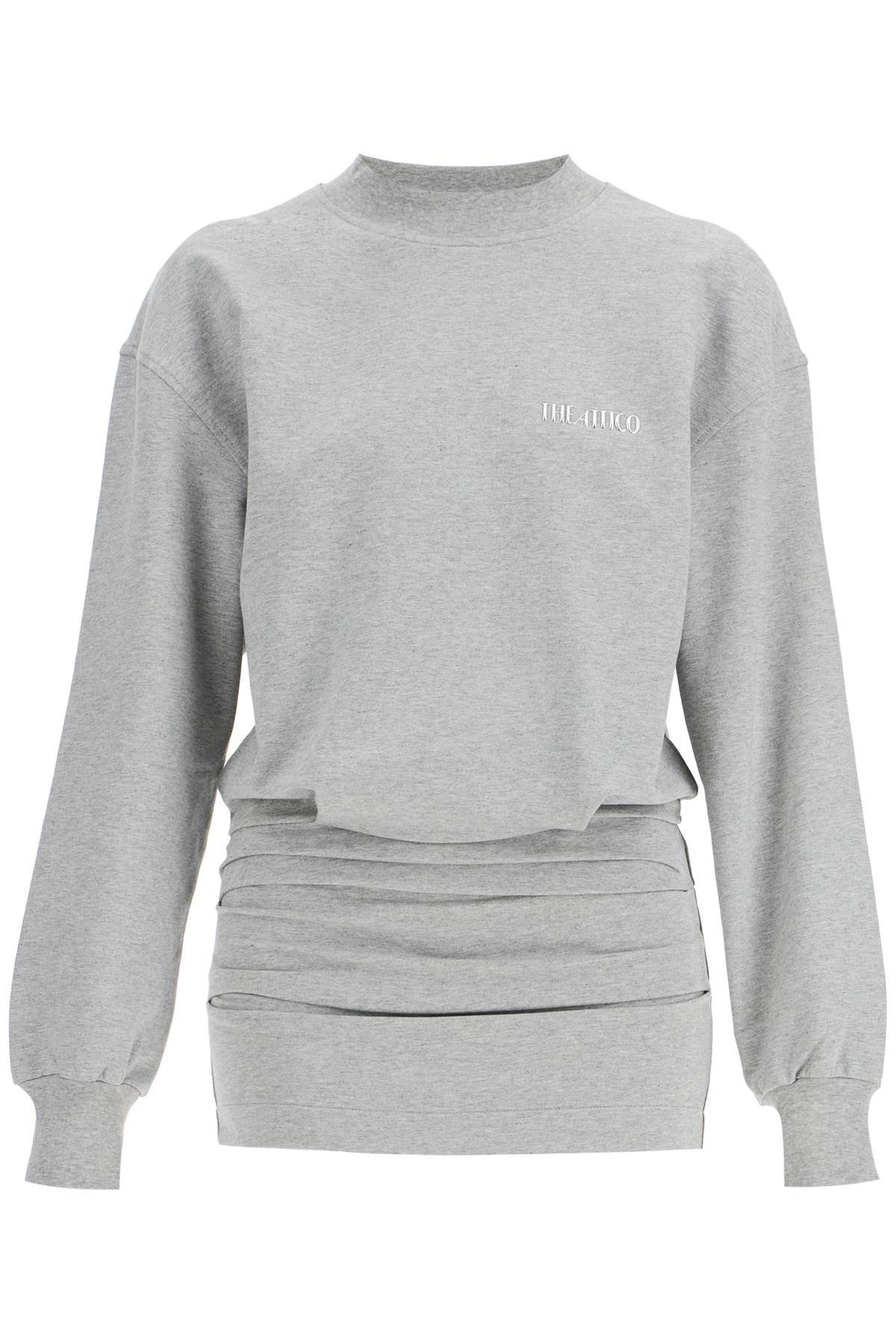 The Attico The Attico lightweight fleece mini dress