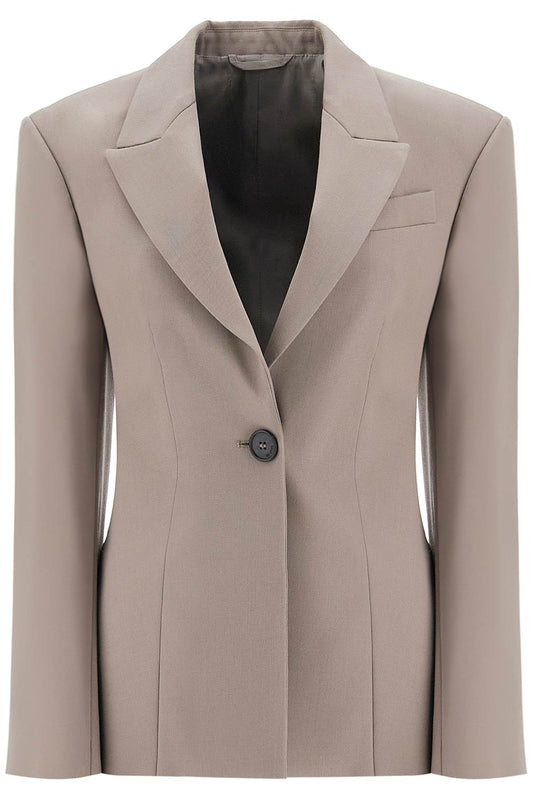 The Attico The Attico single-breasted wool blazer