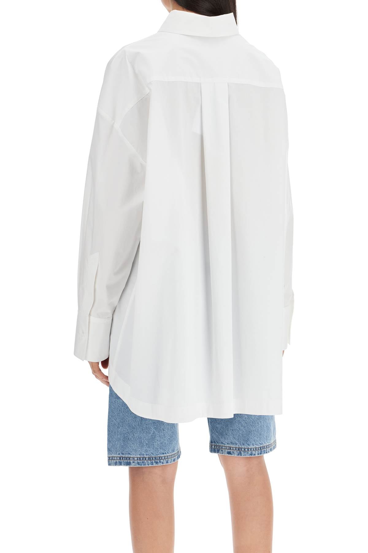 The Attico asymmetric oversized shirt