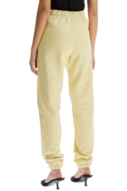 The Attico The Attico high waist loose yellow cotton pants