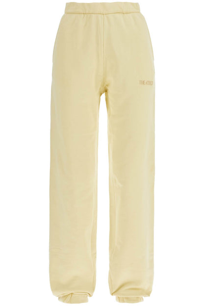 The Attico The Attico high waist loose yellow cotton pants