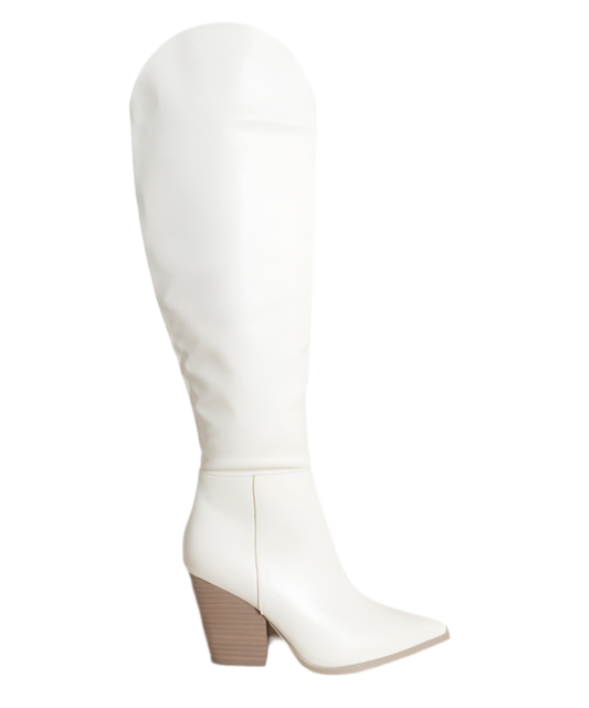 “KLARA” Knee-High Western Boots