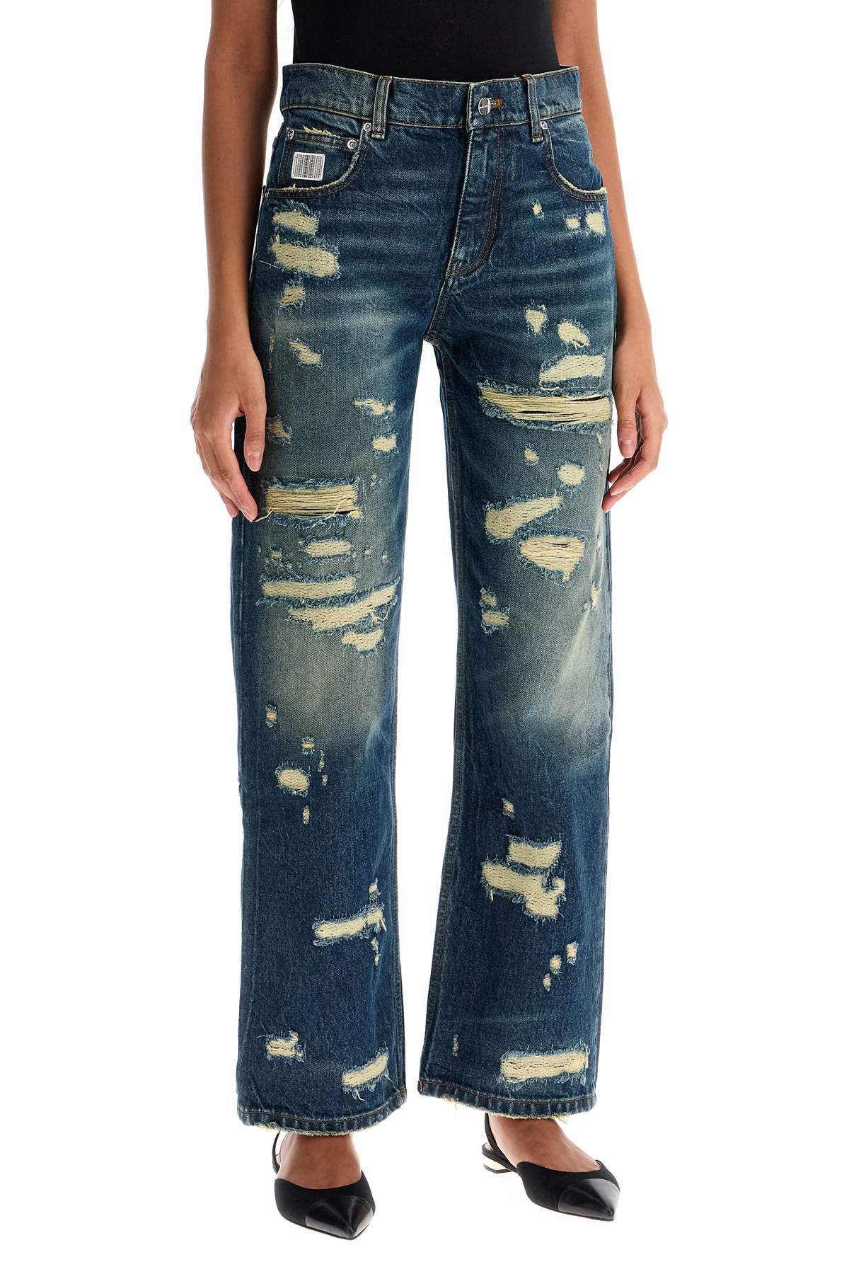 Marc Jacobs Marc Jacobs jeans 'the rip and repair straight jean