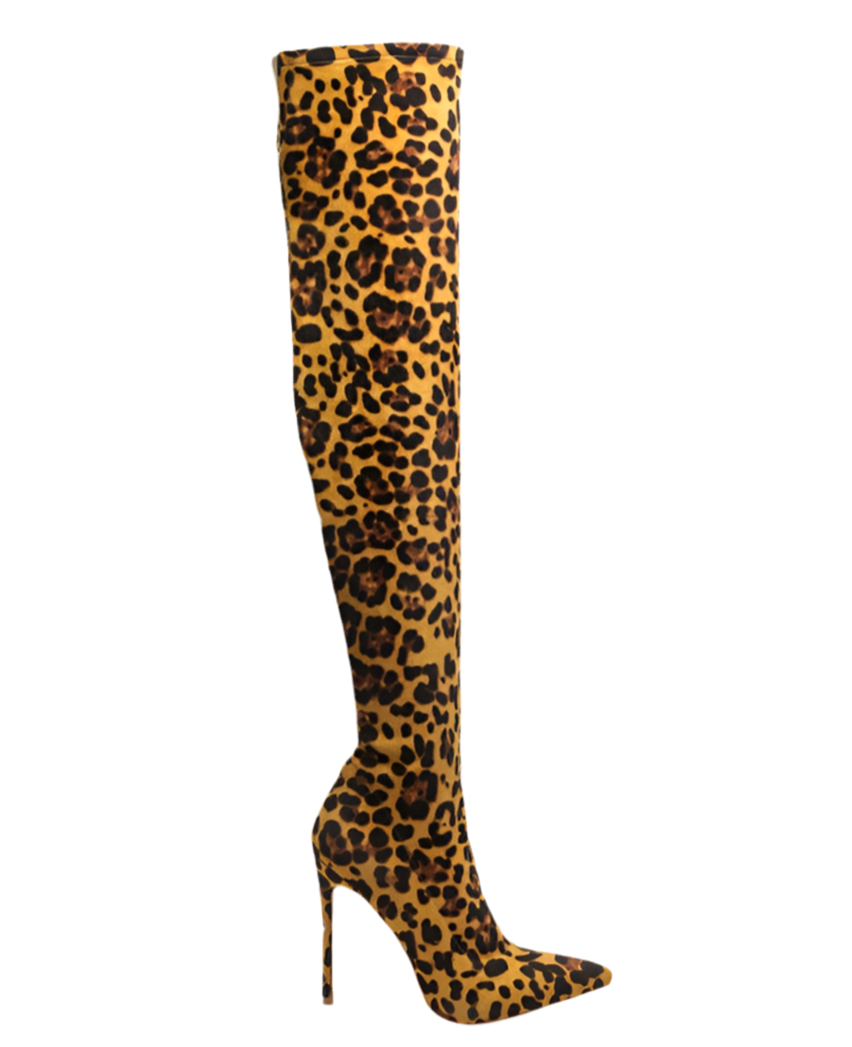 "CHANNY" Pokey Vegan Leather Knee Boot