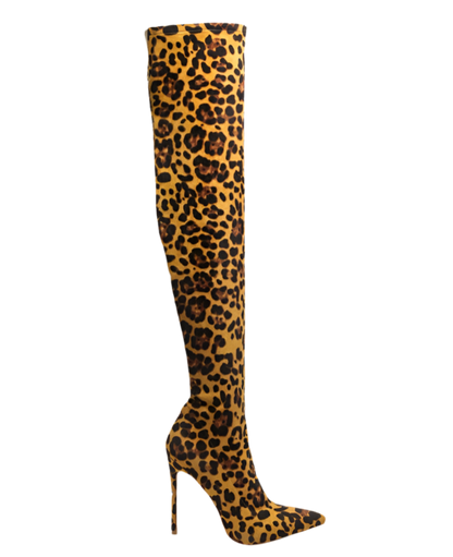 "CHANNY" Pokey Vegan Leather Knee Boot