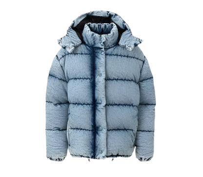 MIU MIU Denim Puffer Jacket