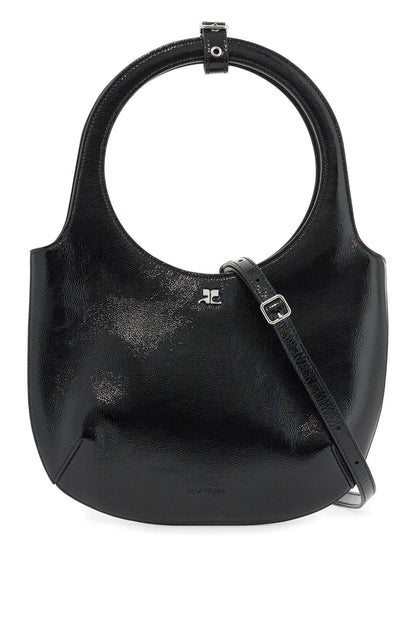 Courreges "handbag holy in naplack