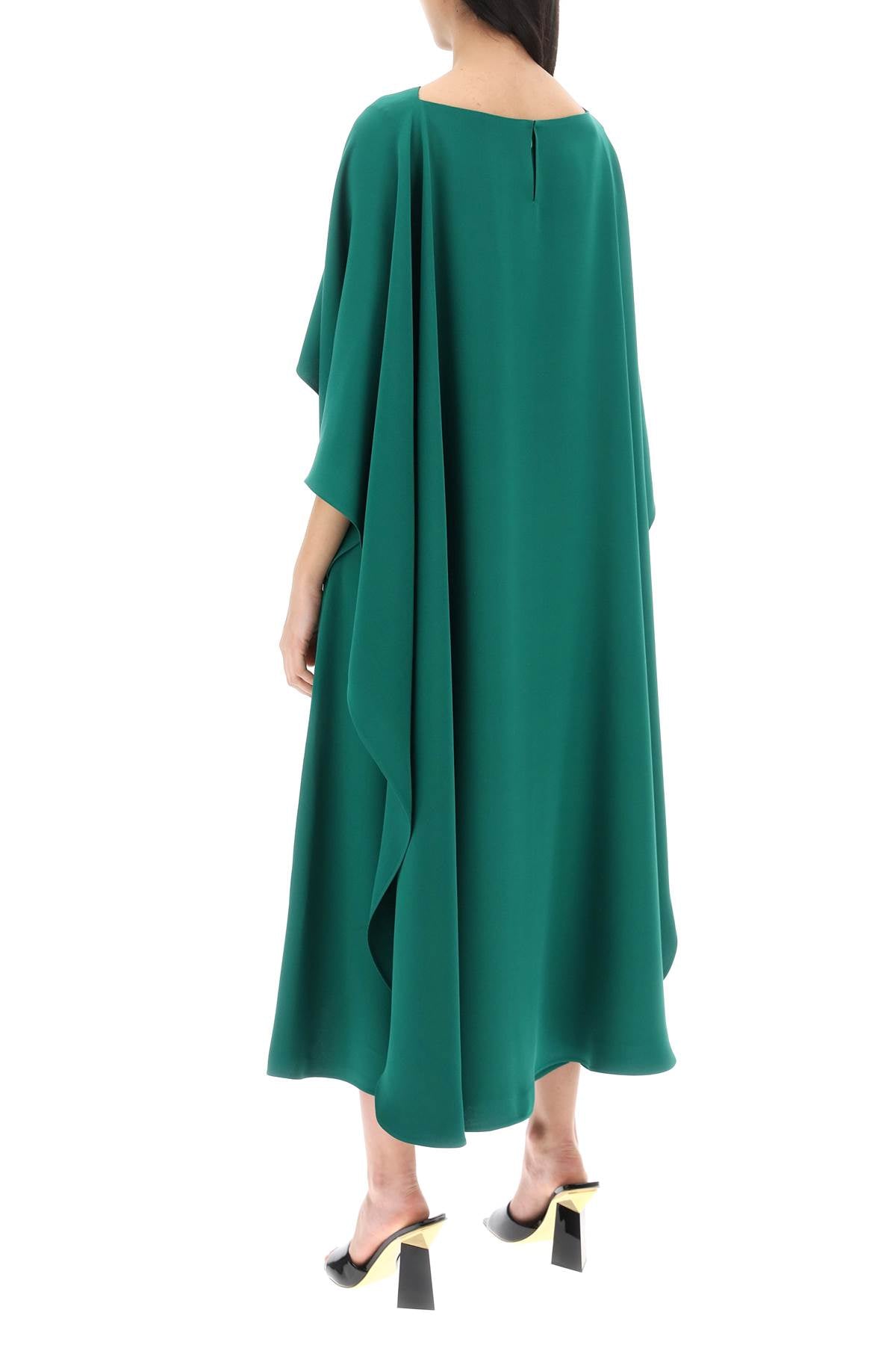 Valentino Garavani Valentino Garavani cady couture cape dress in