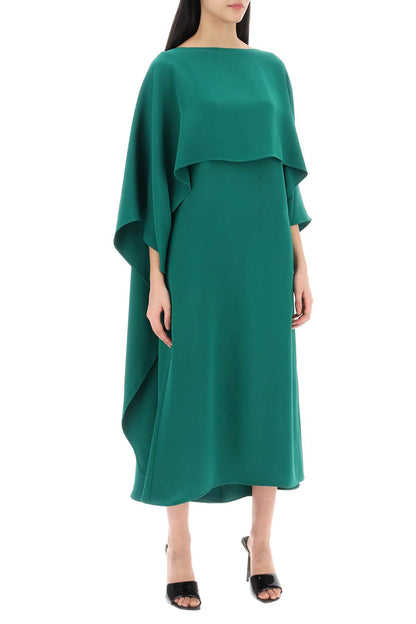 Valentino Garavani Valentino Garavani cady couture cape dress in