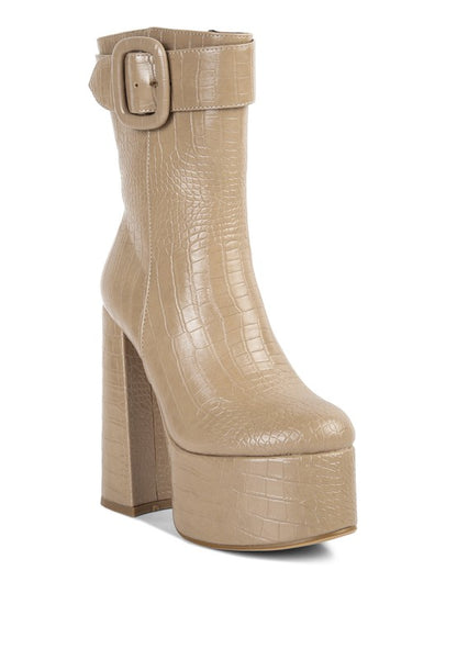 “MICHELLE” Platform Bootie