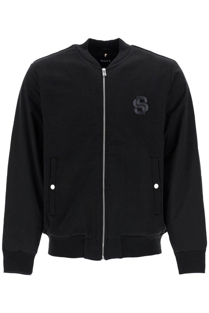 Boss black zip bomber sweatshirt c-salieri 23