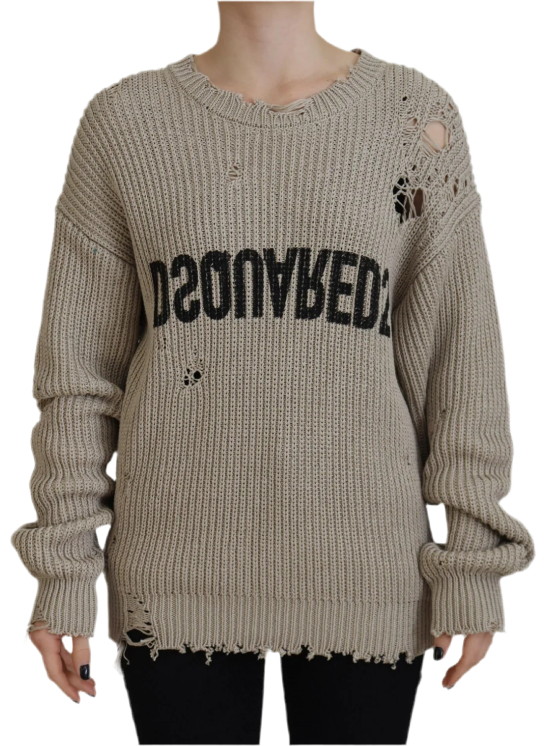 DSQUARED REVERSE KNIT SWEATER