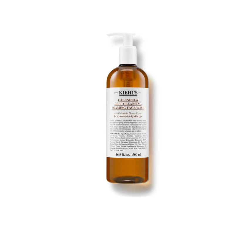 KIEHL’S calendula deep cleansing foaming face wash 230ml/7.8oz-500ml/16.9oz