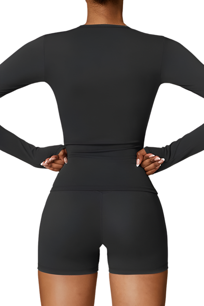 Yoga running sports long sleeve tops