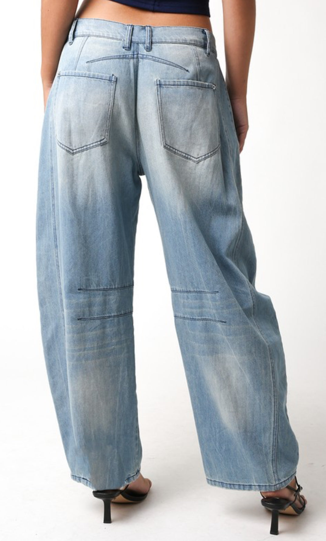 “OPHILIA” BAGGY DENIM JEAN