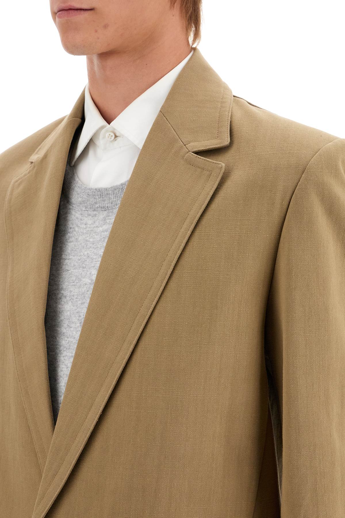 Valentino Garavani Valentino Garavani single-breasted canvas jacket