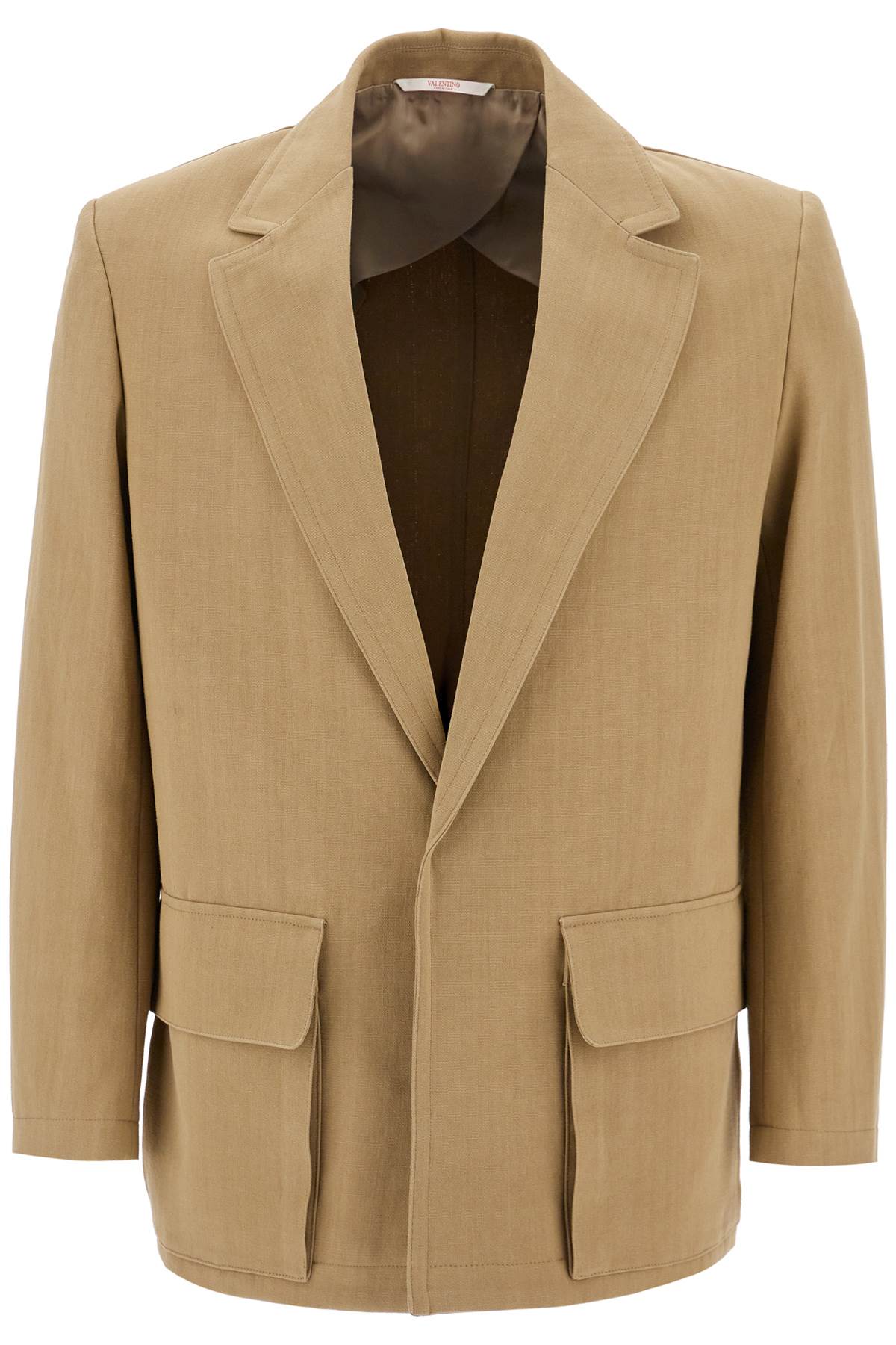 Valentino Garavani Valentino Garavani single-breasted canvas jacket