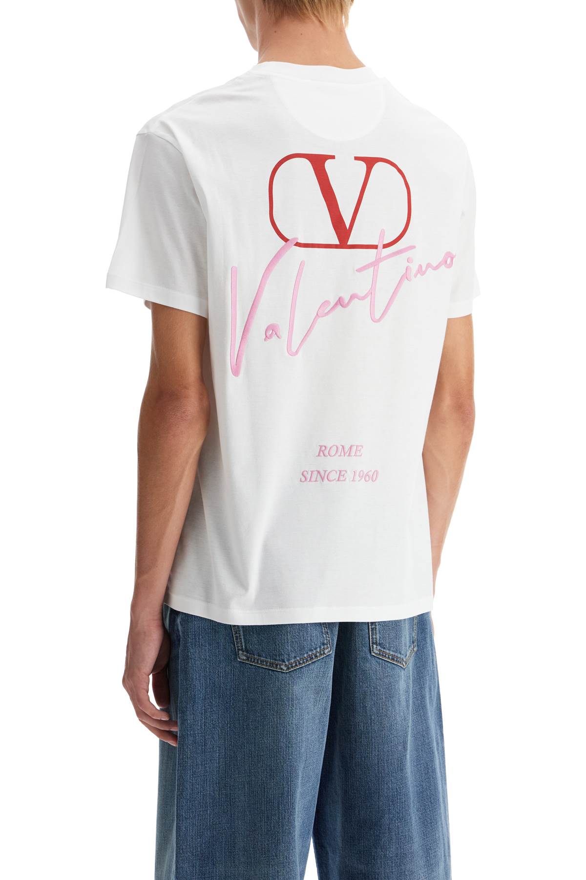 Valentino Garavani Valentino Garavani 't-shirt with embroidery and print design