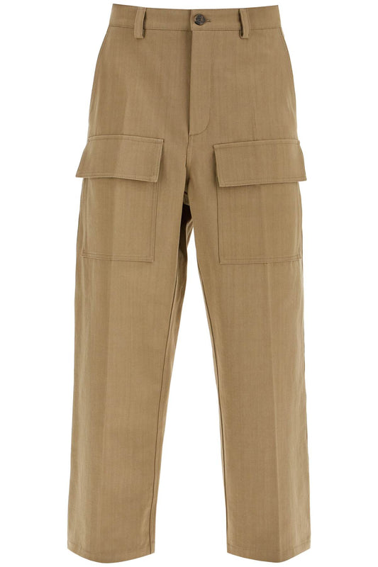 Valentino Garavani Valentino Garavani cargo canvas pants in italian style