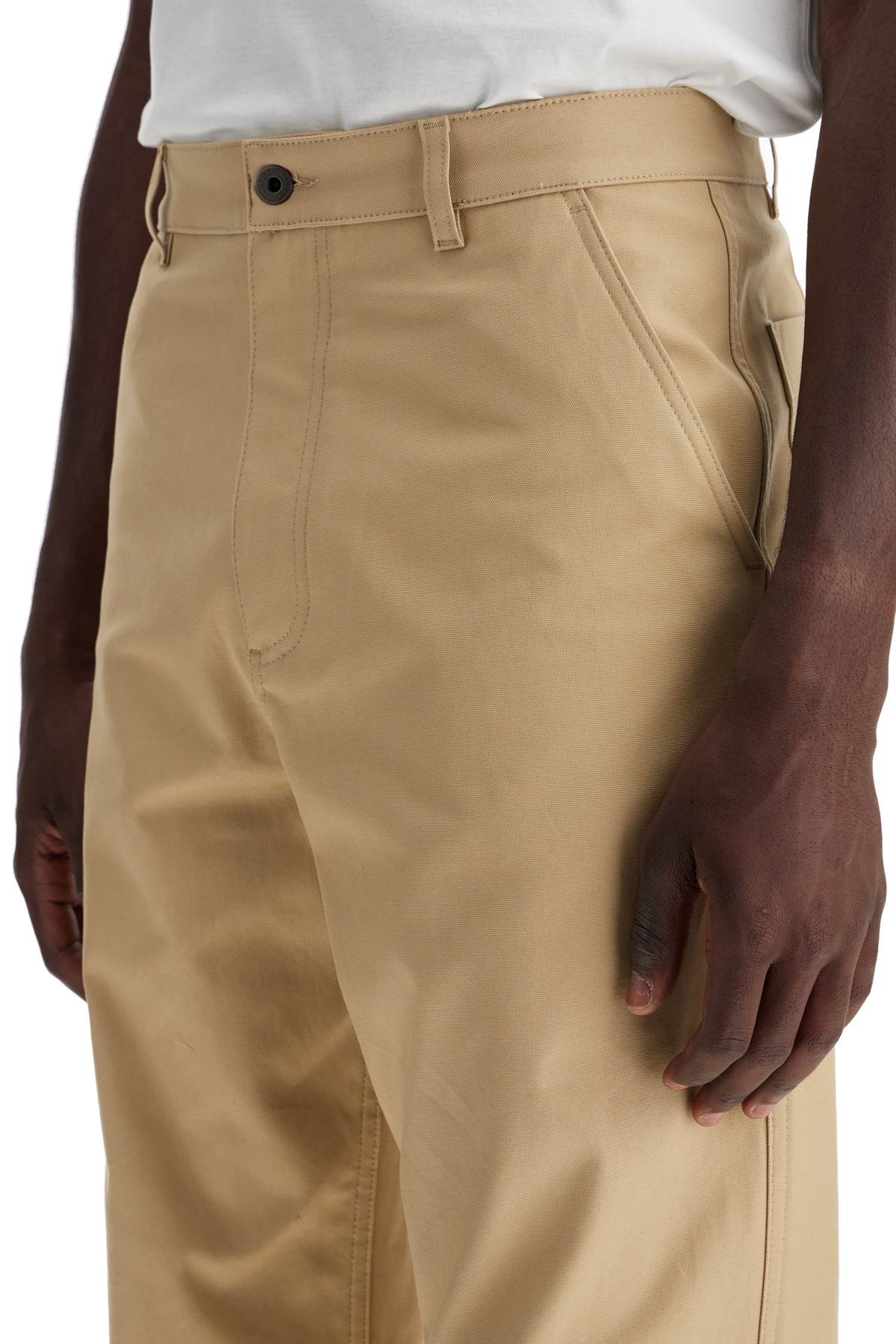 Valentino Garavani Valentino Garavani stretch canvas cargo pants for men.