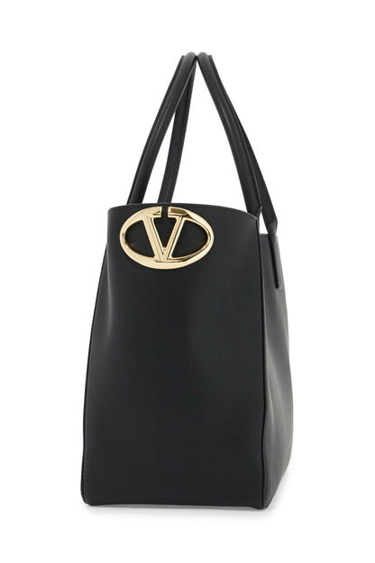 Valentino Garavani Valentino Garavani nappa calfskin vlogo side tote bag