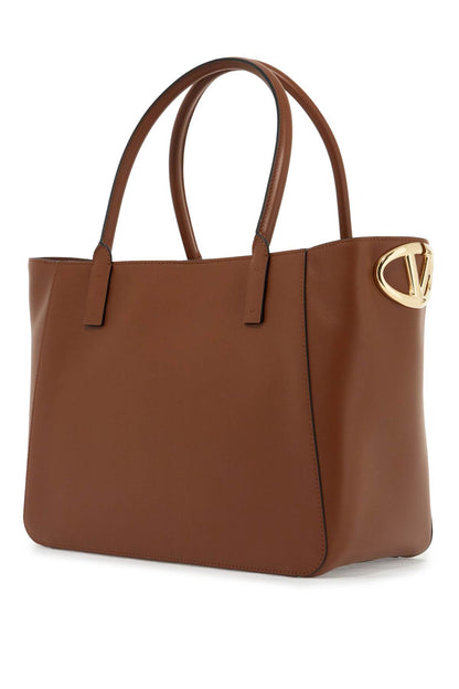 Valentino Garavani Valentino Garavani nappa calfskin vlogo side tote bag