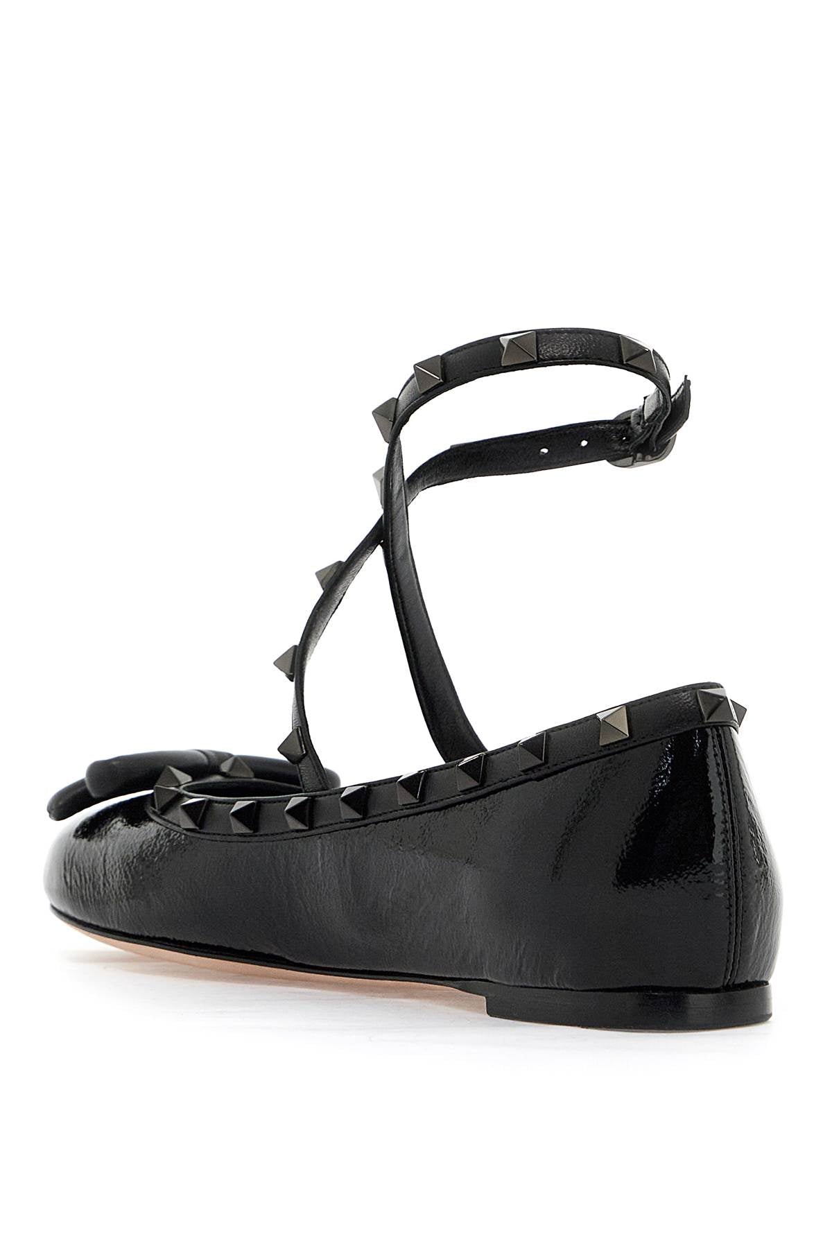 Valentino Garavani Valentino Garavani silk rockstud ballet flats