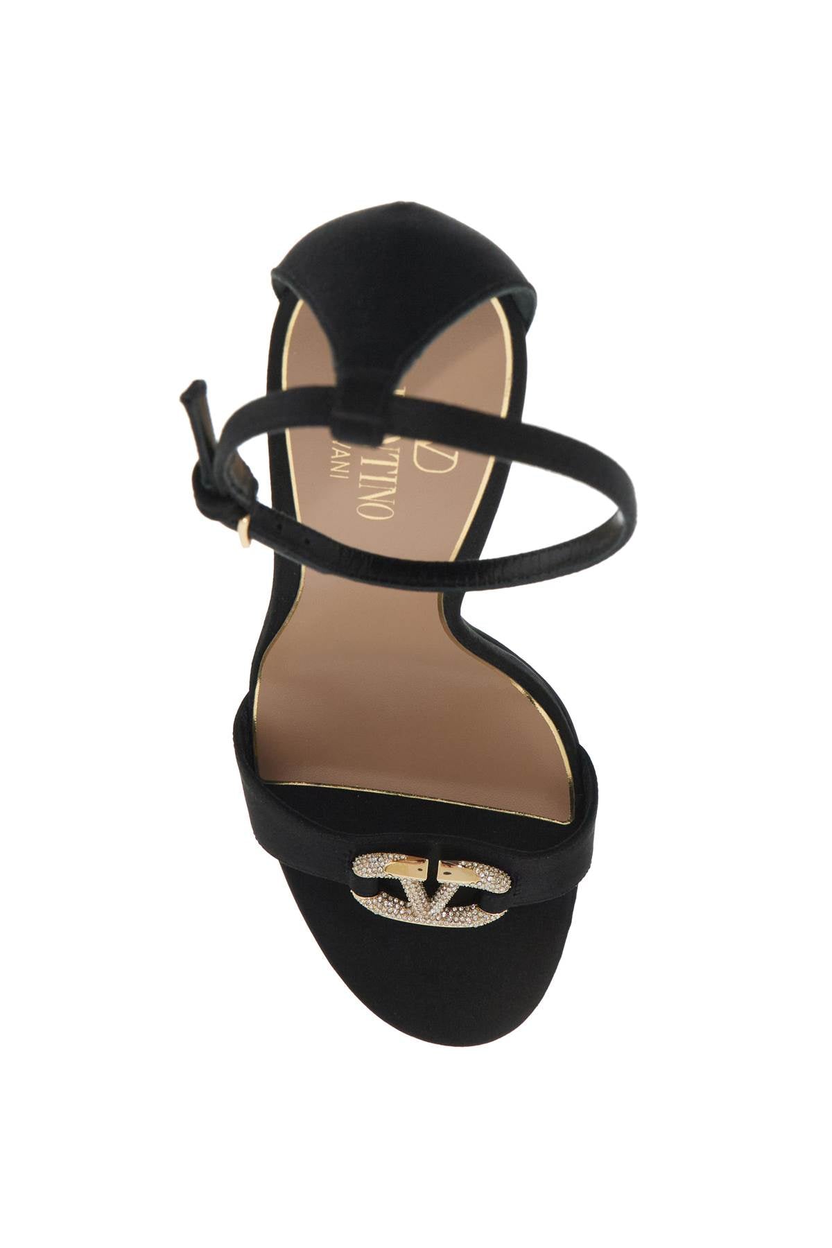 Valentino Garavani Valentino Garavani vlogo signature satin sandals