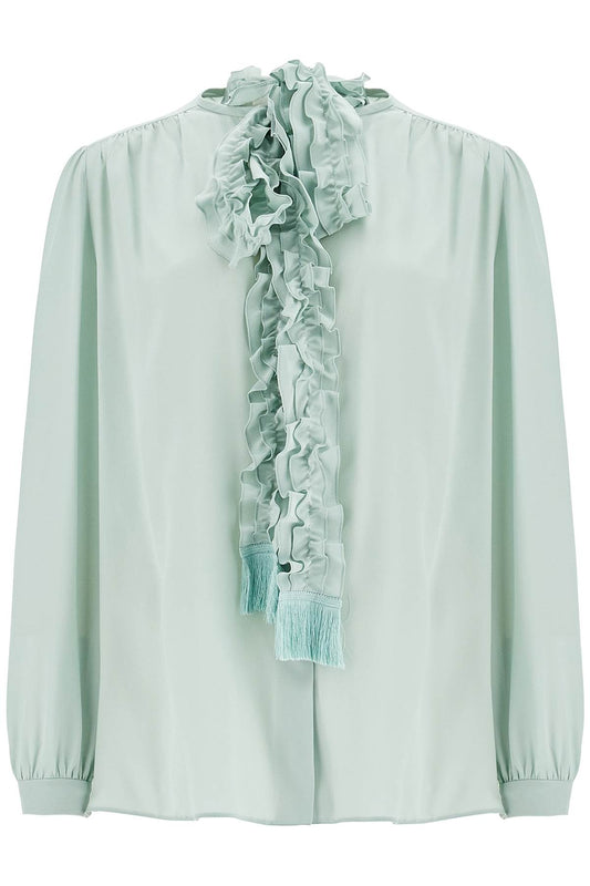 Valentino Garavani silk blouse with bow detail